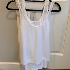 NWT Sweaty Betty Seamless Double Time Tank White L
